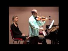 L. V. Beethoven: Sonata in la maggiore op.47 "a Kreutzer" - C. Voghera & F. Manara (pf, vl)
