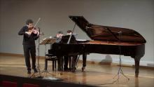 Roberto Ranfaldi and Andrea Bacchetti plays Mozart at Turin university il Politecnico